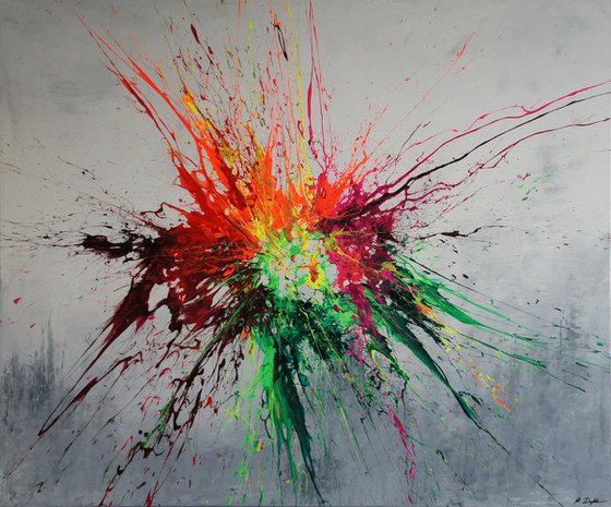 Big Bang II (Spirits Of Skies 120119) (120 x 100 cm) XXL (48 x 40 inches)