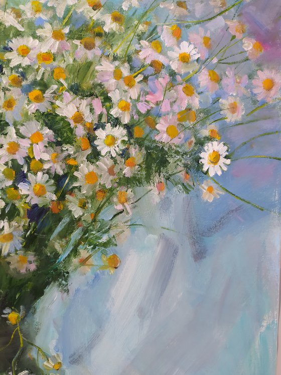 Daisies in a jar