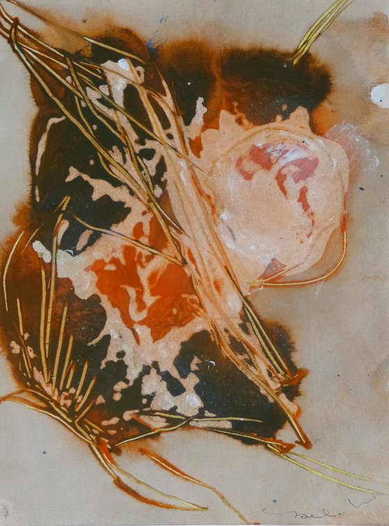 Floral abstract 6, 24x32 cm