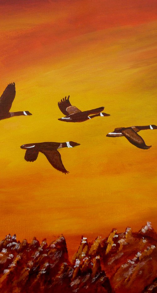 Formation Flying by Dunphy Fine Art