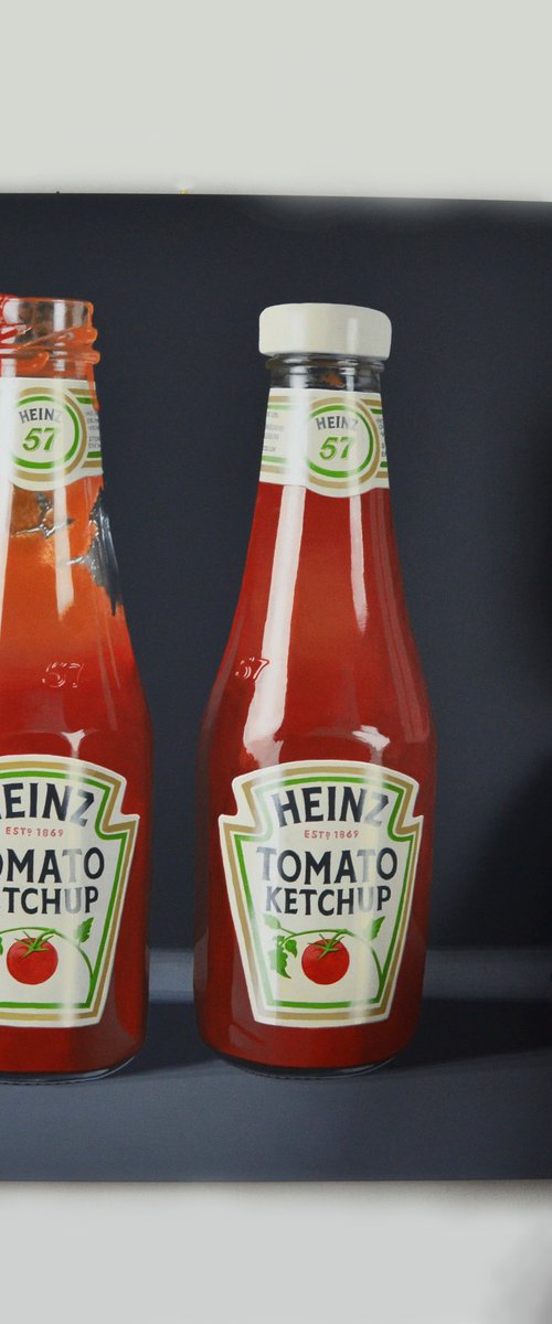 Ketchup bottles by Peter Slade