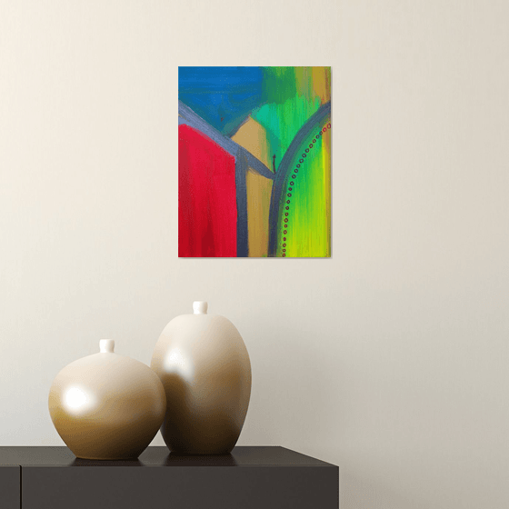 Abstract on canvas 123
