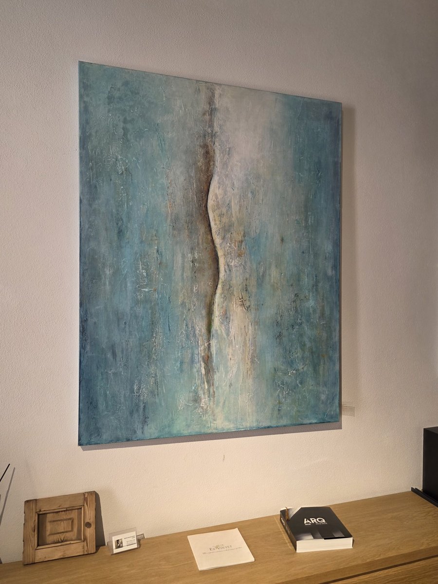 Organic Abstract Acrylic Painting By Doris Duschelbauer, 45 X 57, Mujer - Woman, Original Artwork