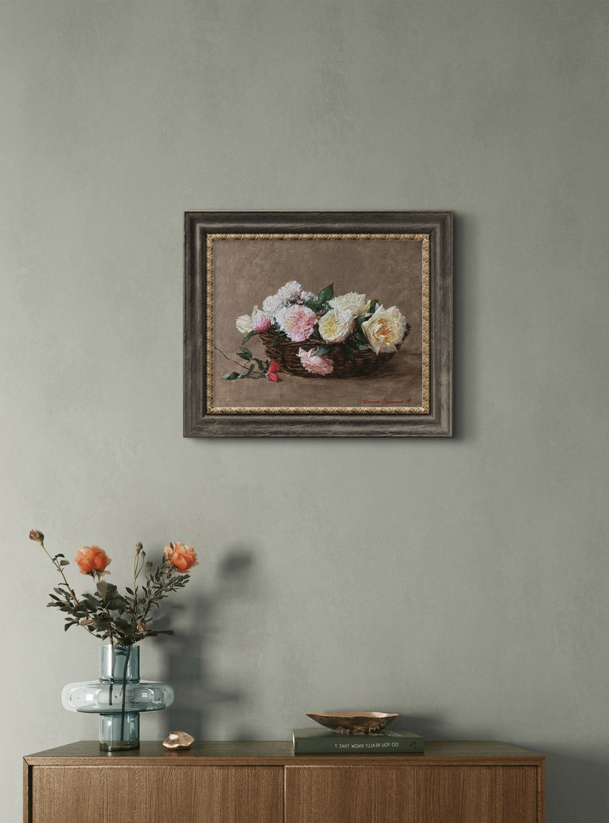 White Roses By Syuzanna Tarverdyan, 20 X 16, Artwork For Sale On Artfinder