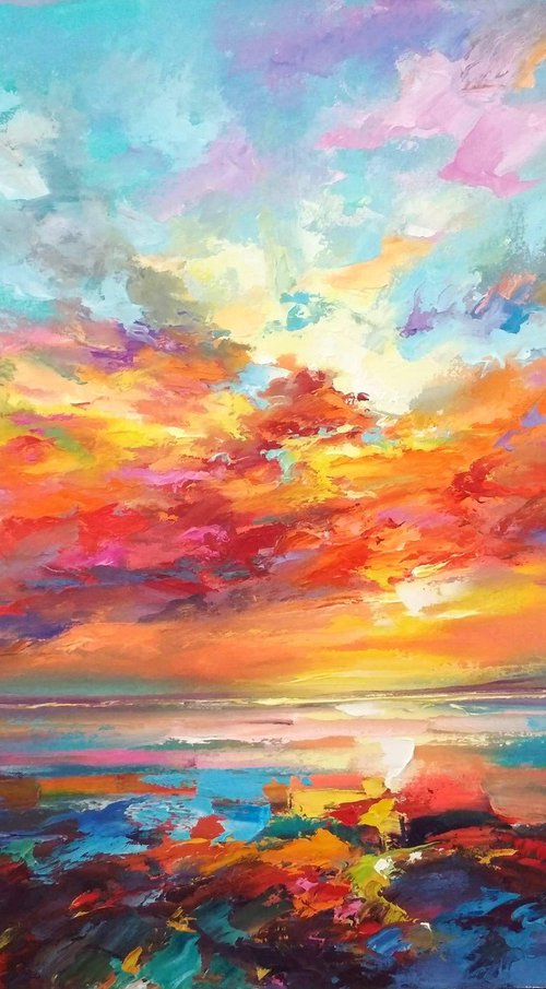 Abstract seascape 01 by Andrej  Ostapchuk