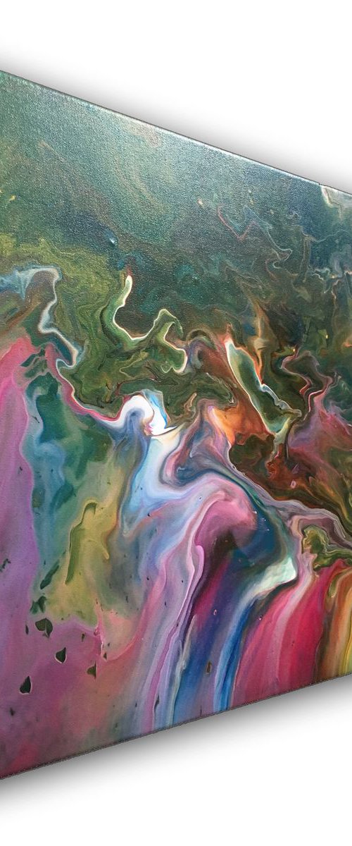 "Enlightenment" - Original Abstract PMS Acrylic Painting - 20 x 16 inches by Preston M. Smith (PMS)
