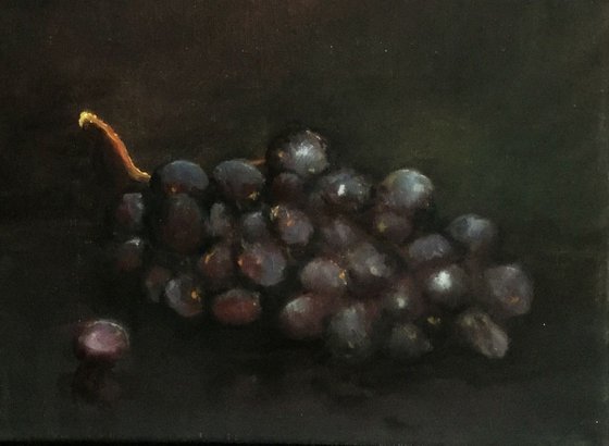 Still life study, Grapes