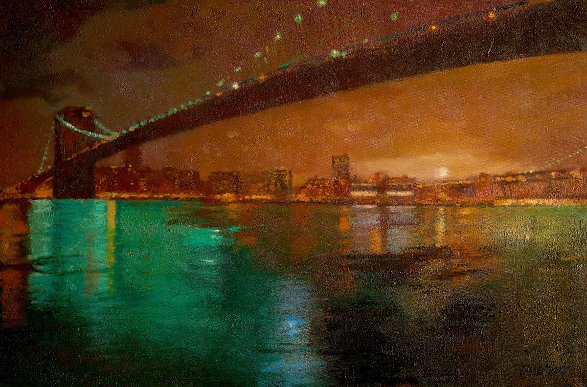 Brooklyn Bridge by Olga Onopko