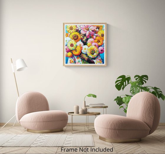 Flower Girl – Floral Portrait