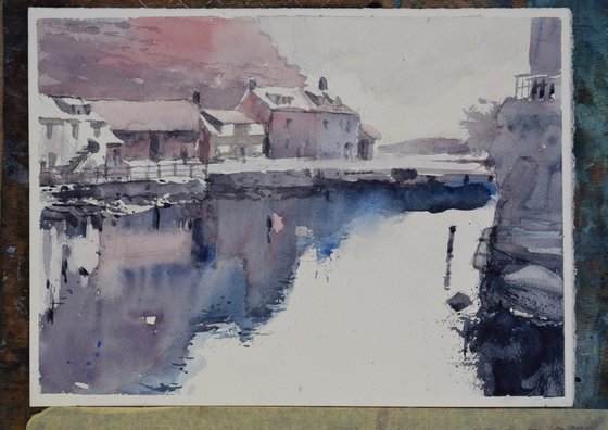 Staithes harbour ,Yorkshire
