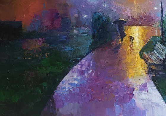 Under the rain