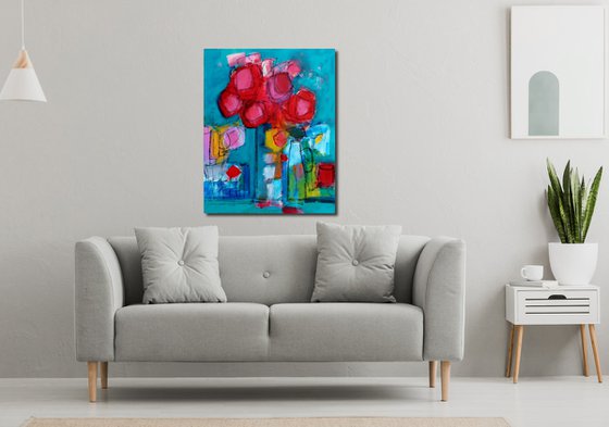 Red Flowers III