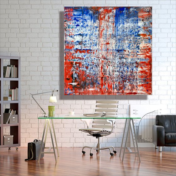 Imagine - XL LARGE,  ABSTRACT ART – EXPRESSIONS OF ENERGY AND LIGHT. READY TO HANG!