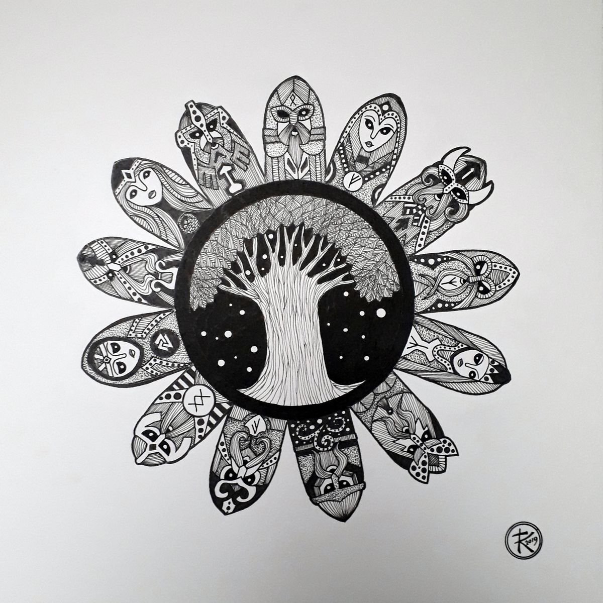 Norse gods by Terri Kelleher