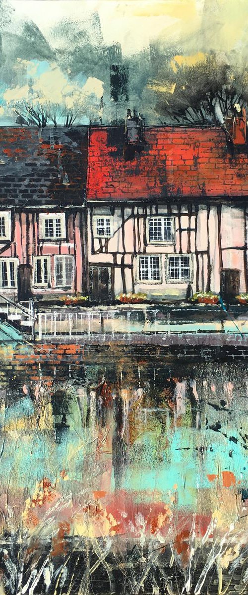 On The River Colne, Colchester by Irina Rumyantseva