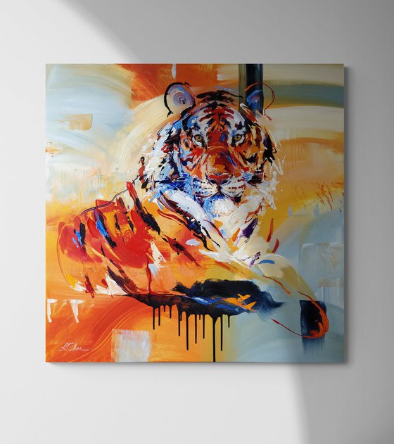 TIGER #2 | 100 x 100cm