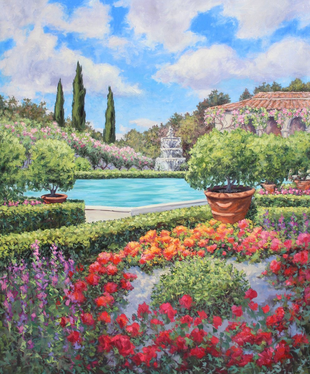 Italian Garden by Kristen Olson Stone