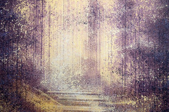 Forest Trees At Dusk