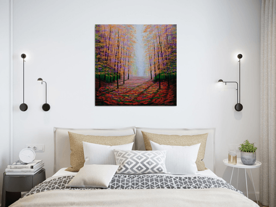 Shimmering Amber Glade