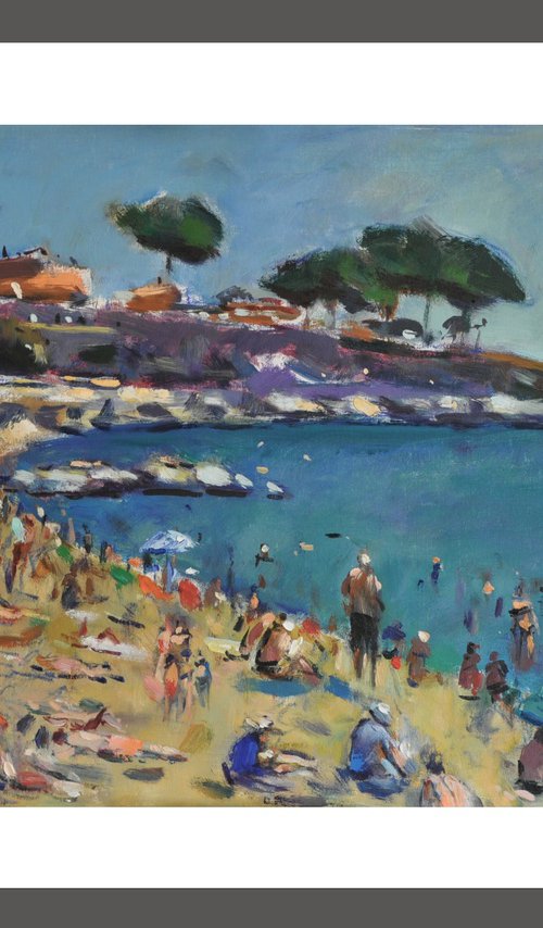 The Beach at Calella. by Andre Pallat