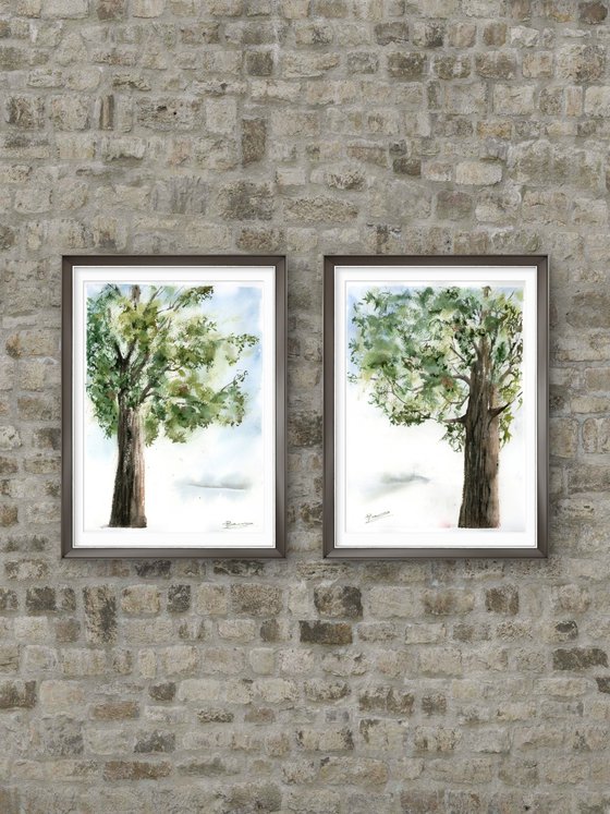 Trees Diptych