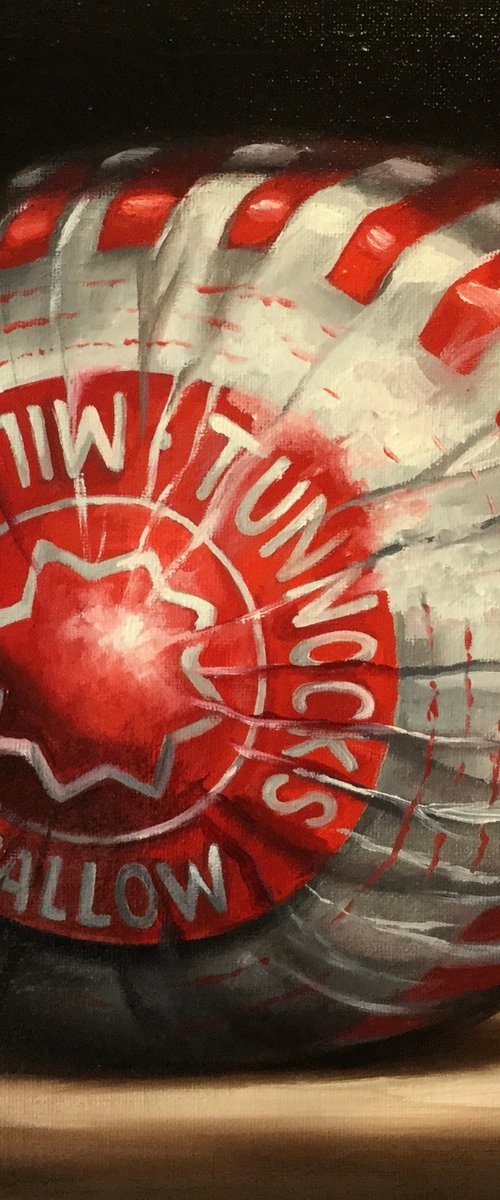 Big Tunnocks Tea Cake still life by Jane Palmer Art