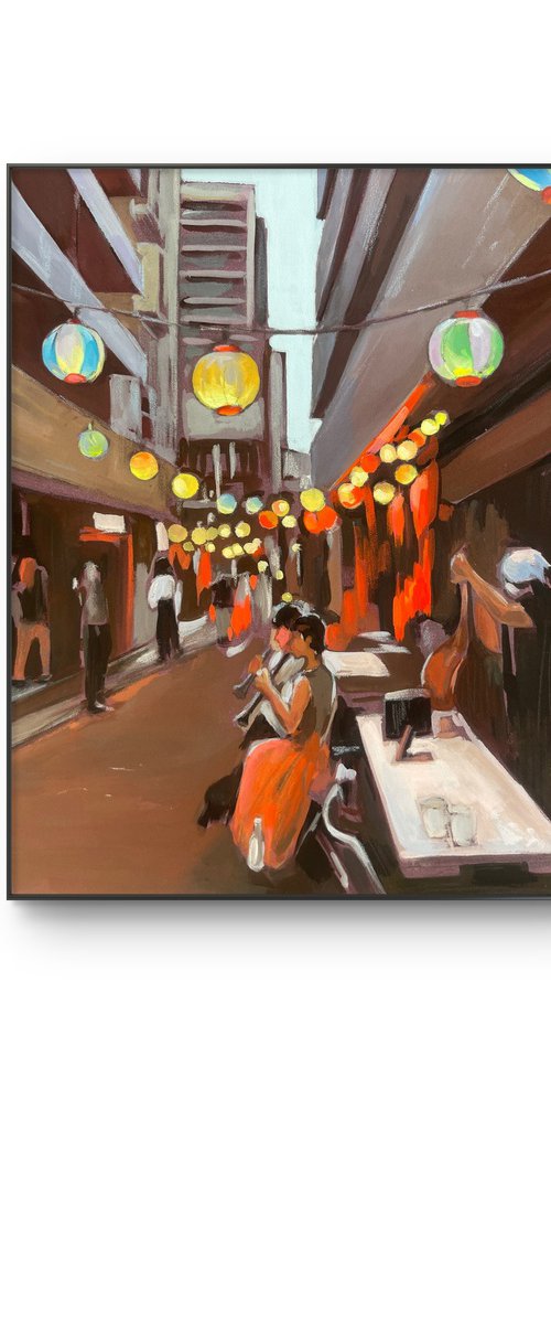 Night festival. Summer. Japan by Guzel Min