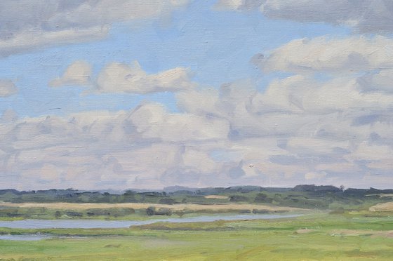 Clouds above the marshes, Brittany