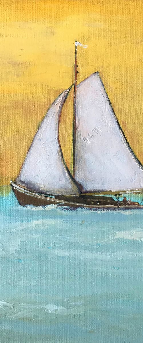 Sail for china tea by Romuald Mulk Musiolik