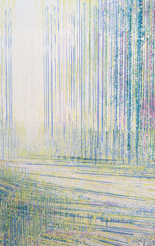 Spring Light falling In The Forest by Marc Todd