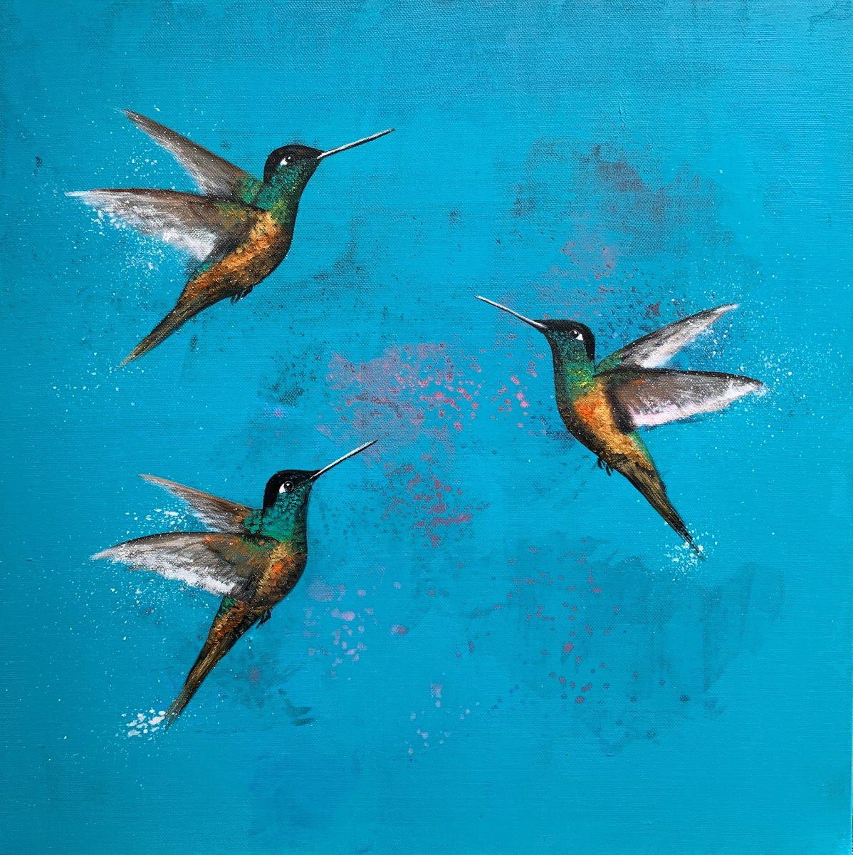 Flight Of The Hummingbird by Laure Bury