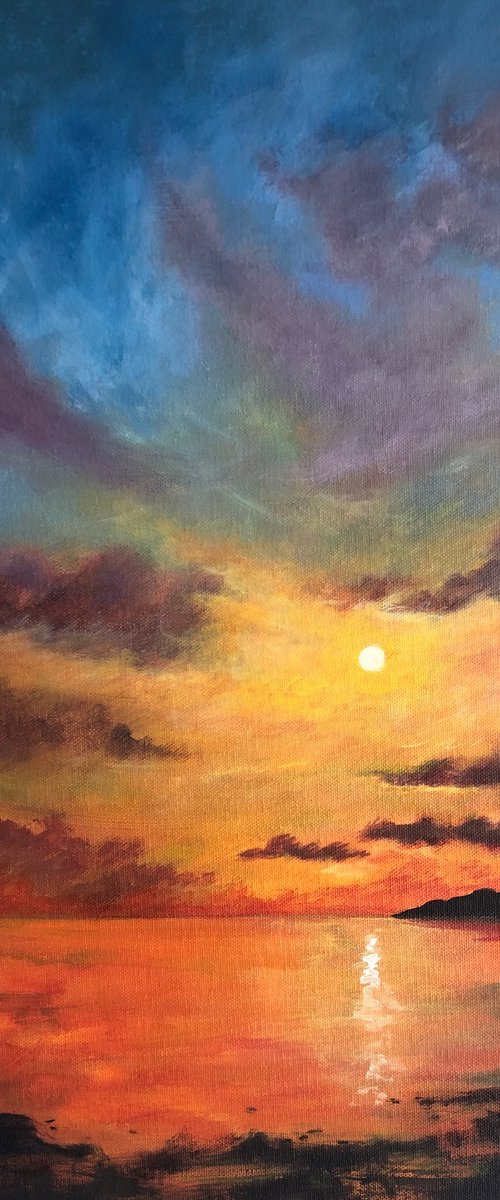 A Dream of Summer - Acrylic 2023 by Bryn Humphreys