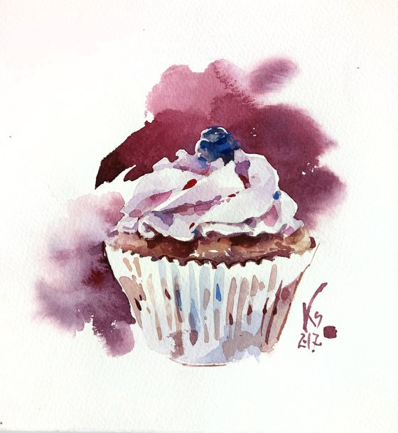 Diptych "Summer dessert"