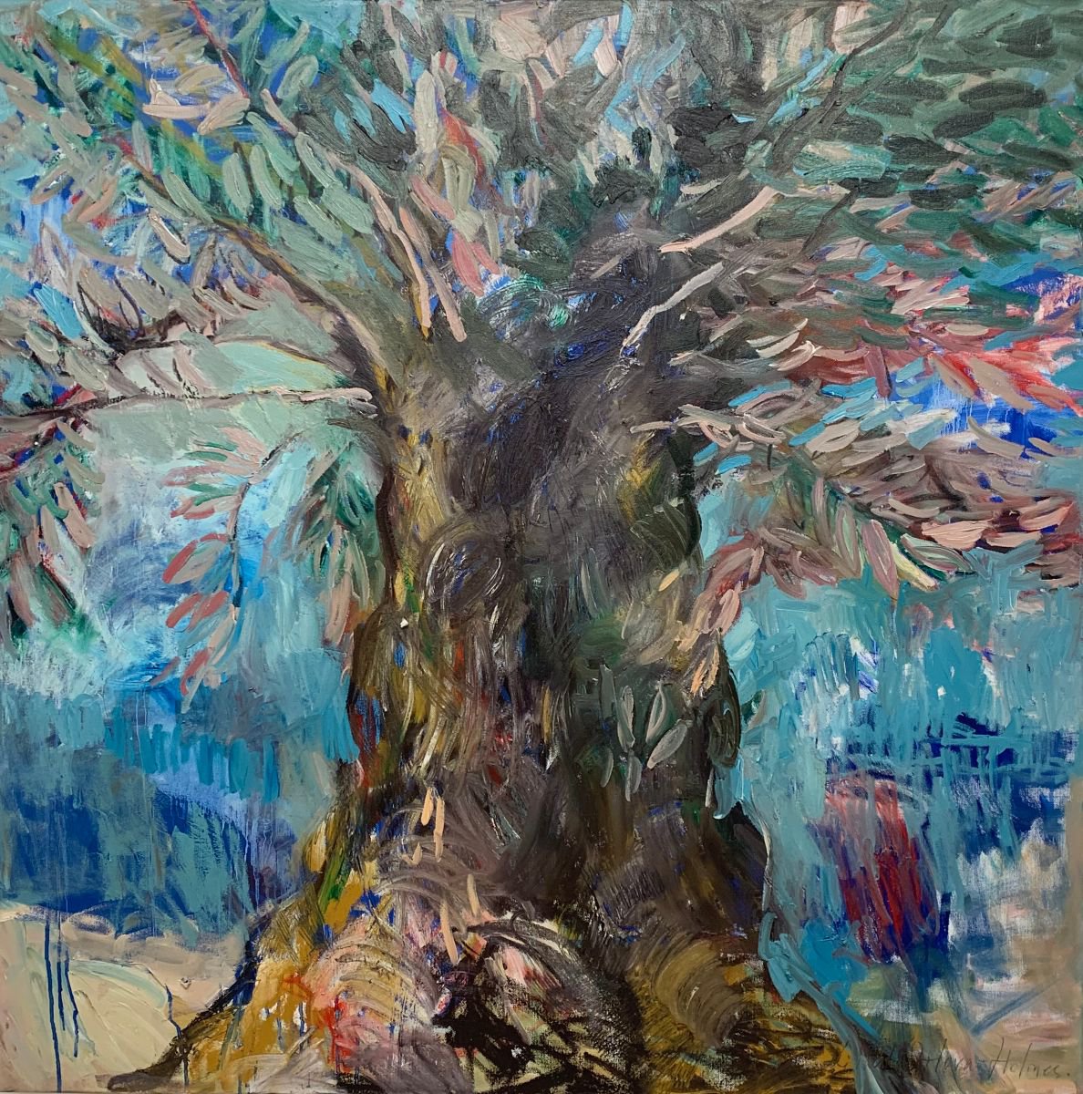 An olive tree by Lilia Orlova-Holmes