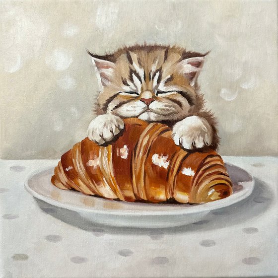 Sleeping on a Croissant