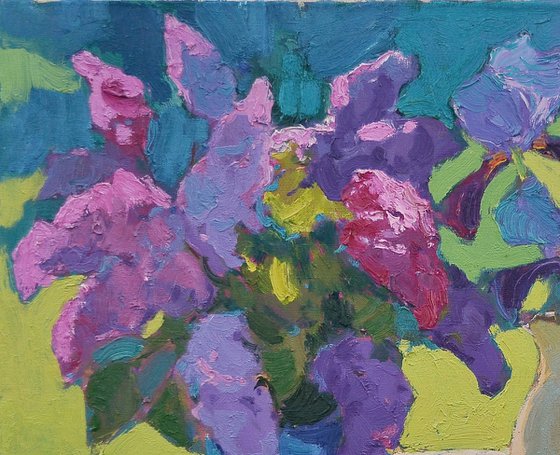 Irises and Lilacs