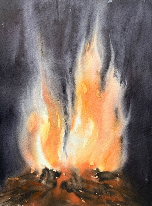 Fire by Anna Zadorozhnaya