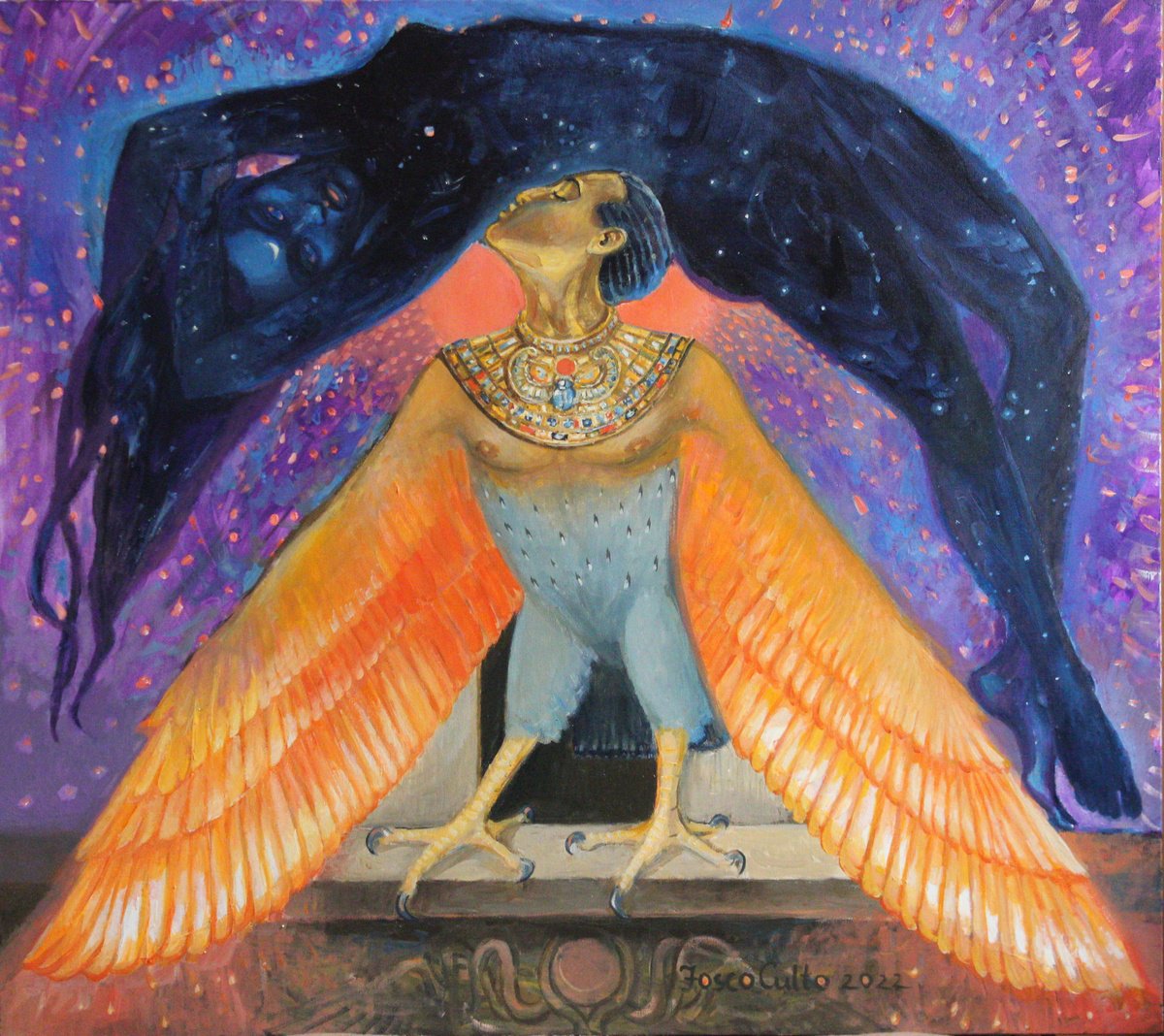 Illustrative Oil Painting , Ba By Fosco Culto, 35 X 31, Artwork For Sale On Artfinder