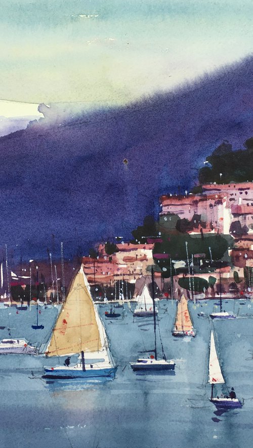 Mediterranean motive. Turkey, the city of Fethiye by Andrii Kovalyk