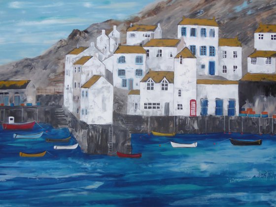 Polperro, across the harbour