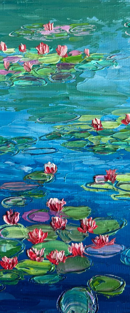 MINI Monet’s water lilies by Amita Dand