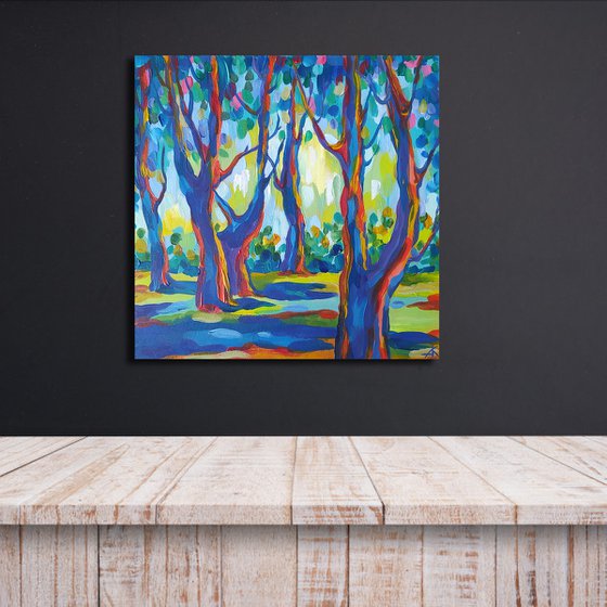 Walk among the trees