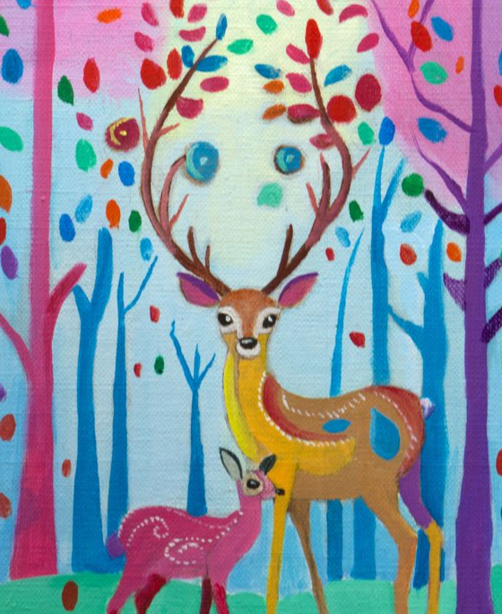 Whimsical Deer