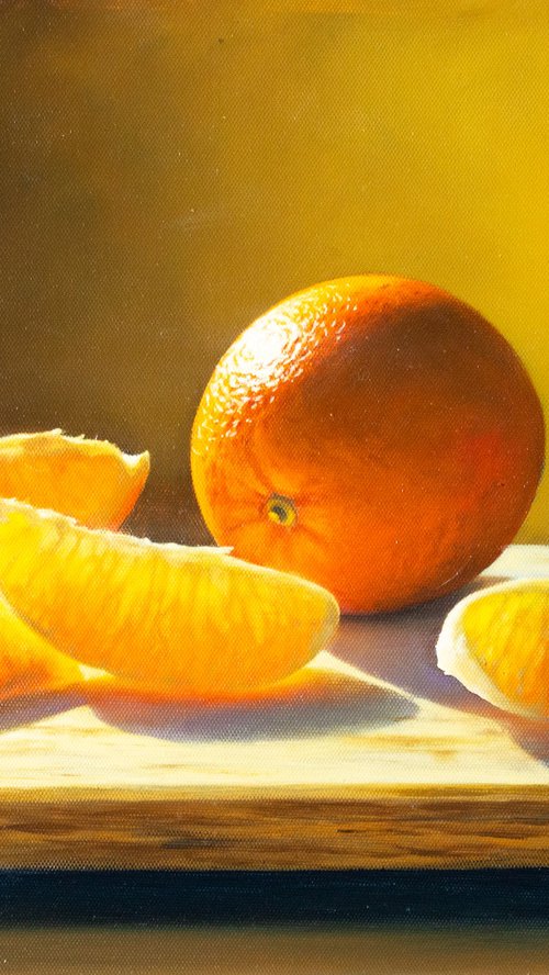 Still Life with Orange/16 by Kolodyazhniy Sergey