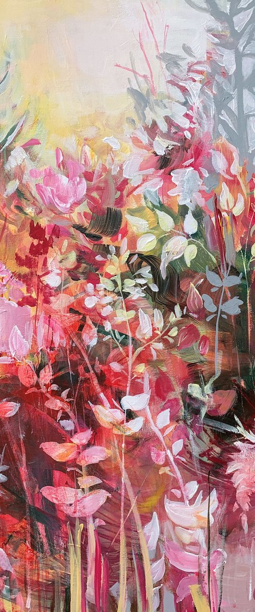 Pink garden by Irina Laube