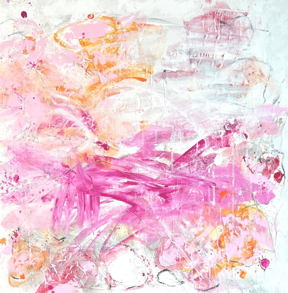 PINK PASSION I by Angelika Millmaker