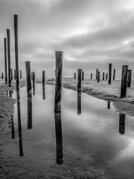 THE POLES ON THE BEACH
