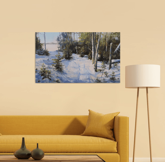 The path to the frozen lake