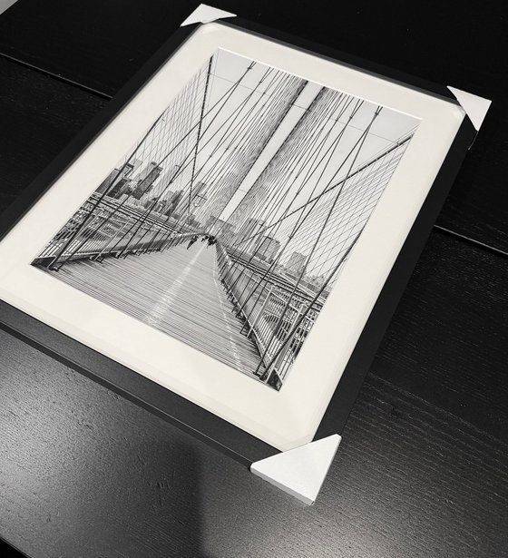 ON THE BRIDGE, NEW YORK CITY