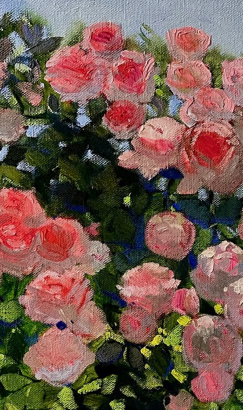 Roses in Bloom by Gulshaba Abbasova